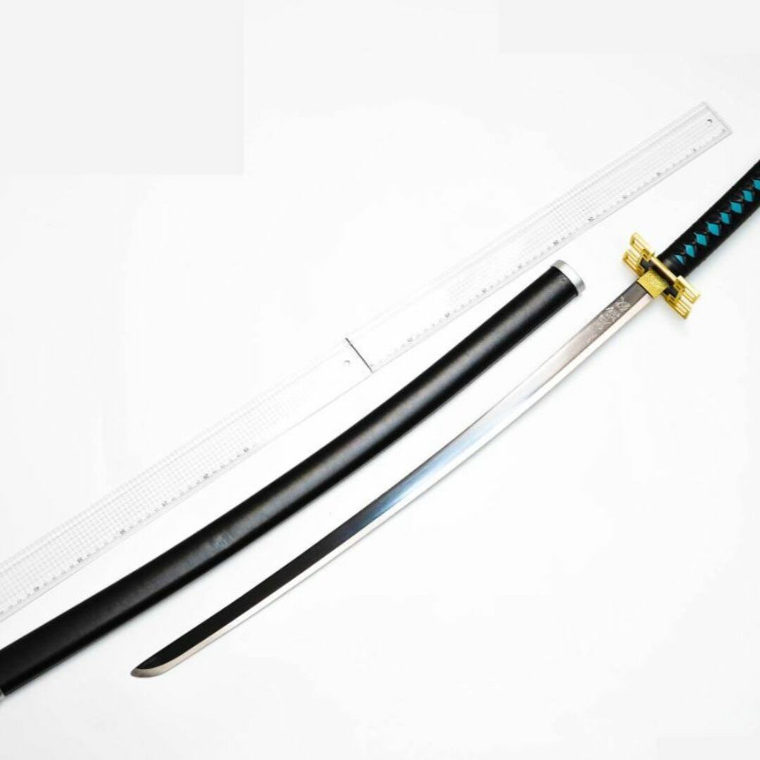 時透無一郎 コスプレ 武器 刀 剣 日輪刀 金属製103cm【訳 時透無一郎 コスプレ 武器 刀 剣 日輪刀 金属製103cm【訳