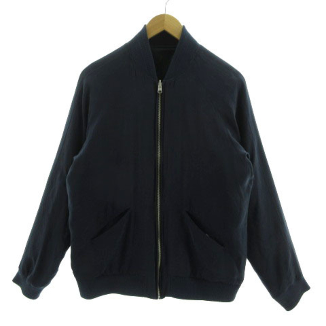 TAKEO KIKUCHI(タケオキクチ)のタケオキクチ ジャンパー スカジャン リバーシブル 紺 黒 パール 3 メンズのジャケット/アウター(スカジャン)の商品写真