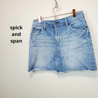 スピックアンドスパン(Spick & Span)のスピックアンドスパンspickandspanレディース３６デニムミニスカート(ミニスカート)