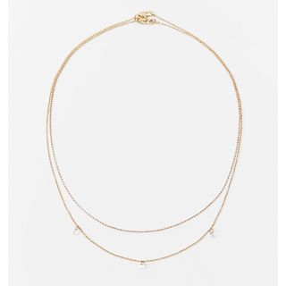 ザラ(ZARA)の新品☆ZARA ザラ ビーズ2連ネックレス ジュエリー アクセサリー(ネックレス)