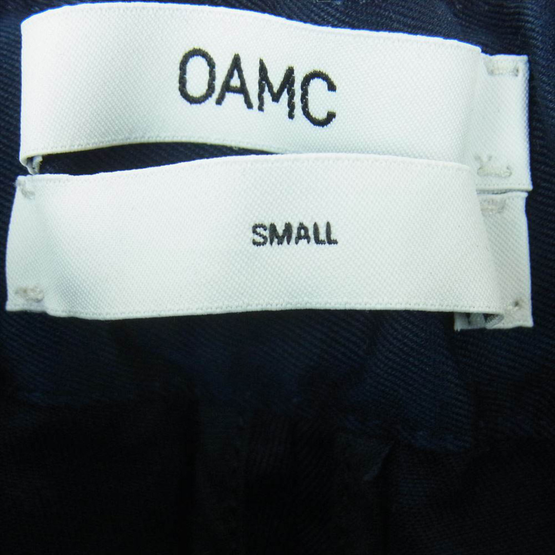 オーエーエムシー OAMC OAMP310731 REGS JOGGERS ZIP CROPPED PANTS テクノファブリック クロップド ジョガー パンツ ネイビー系 S【中古】 メンズのパンツ(その他)の商品写真