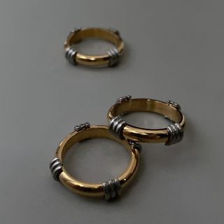 Contrast point rope ring No.758(リング(指輪))