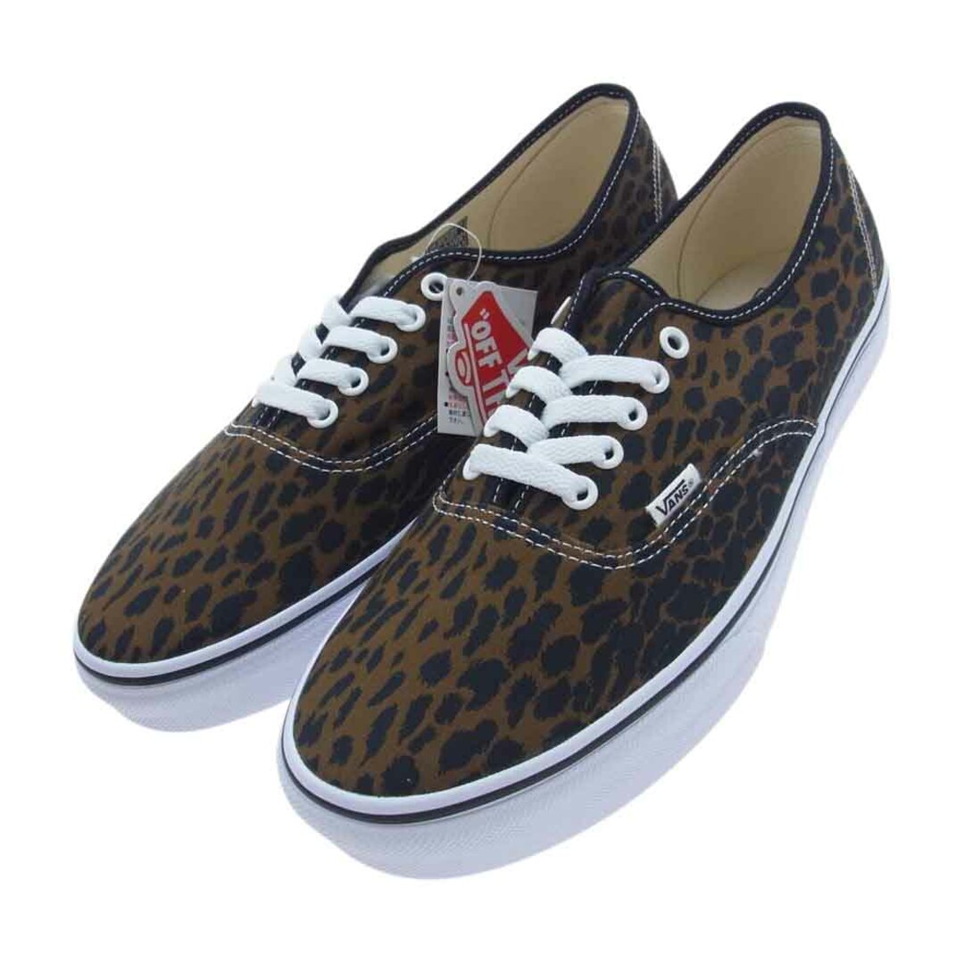 VANS(ヴァンズ)のVANS バンズ スニーカー × WACKO MARIA  v44 authentic オーセンティック レオパ ローカット スニーカー ブラウン系 ブラック系 ホワイト系 28.5cm【新古品】【未使用】【中古】 メンズの靴/シューズ(スニーカー)の商品写真