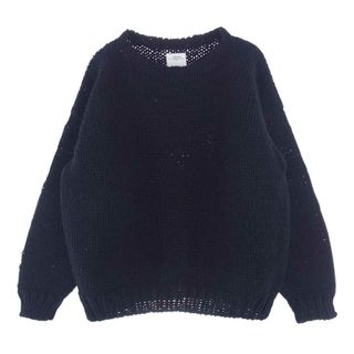 ヴィスヴィム(VISVIM)のVISVIM ビズビム ニット 22AW 0122205012002 AMPLUS BOATNECK HAND-KNIT アンプラス ボートネック ハンド ニット セーター ブラック系 2【中古】(ニット/セーター)