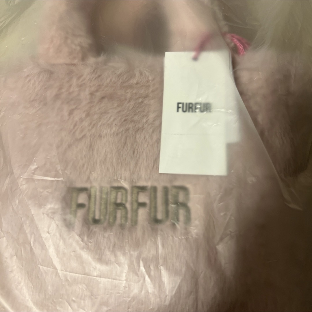 fur fur(ファーファー)のエコファートートバッグ　ピンク レディースのバッグ(トートバッグ)の商品写真