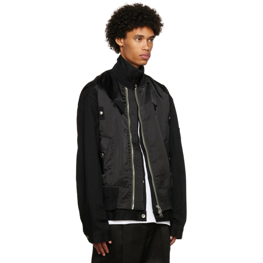 sacai 22AW ブルゾン フライト ジャケット MA-1 デニム sacai 22AW ブルゾン フライト ジャケット MA-1 デニム