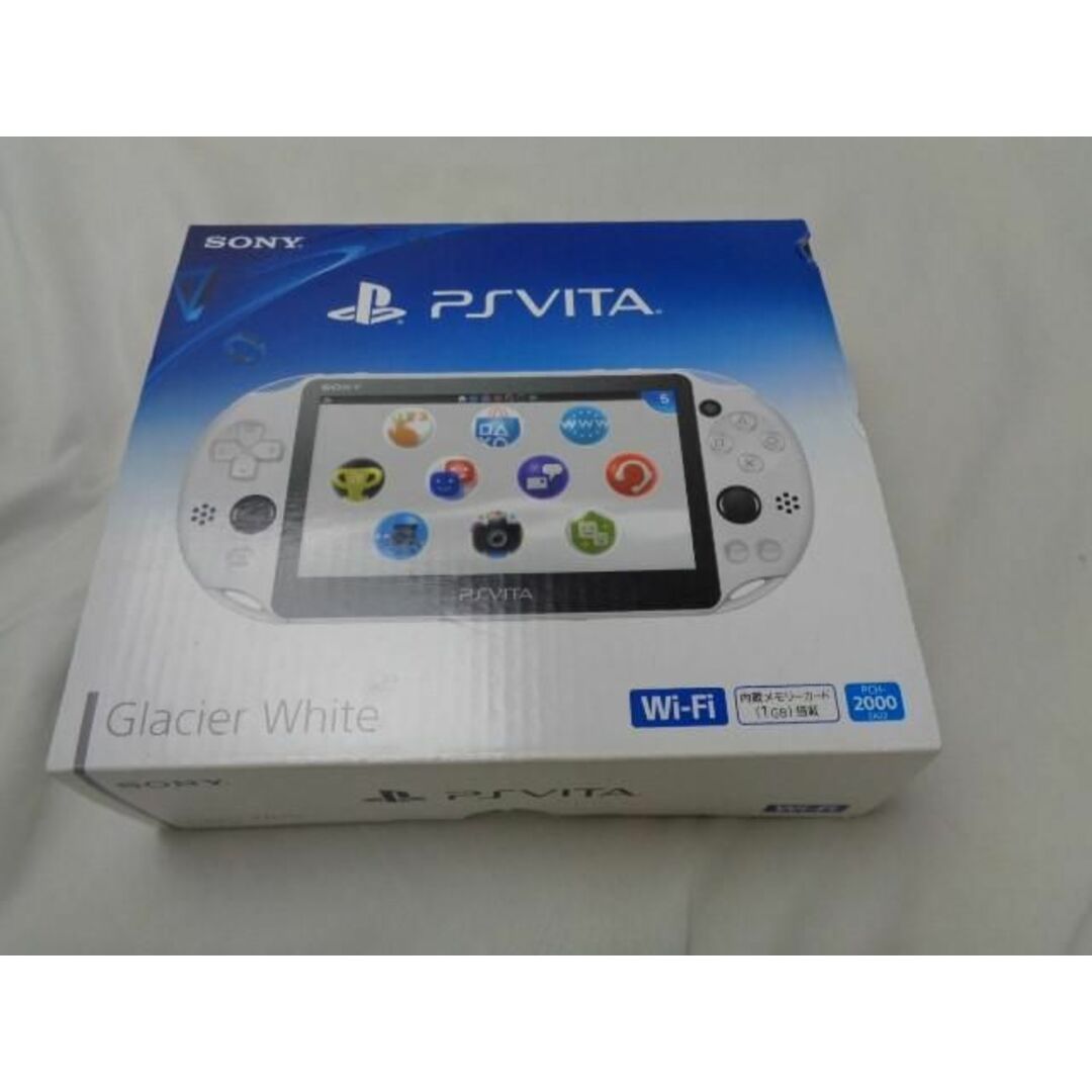 中古品 ゲーム PS Vita 本体 PCH-2000 グレイシャーホワイト 動作品 初期化済み 箱あり 充電ケーブルなし | フリマアプリ ラクマ