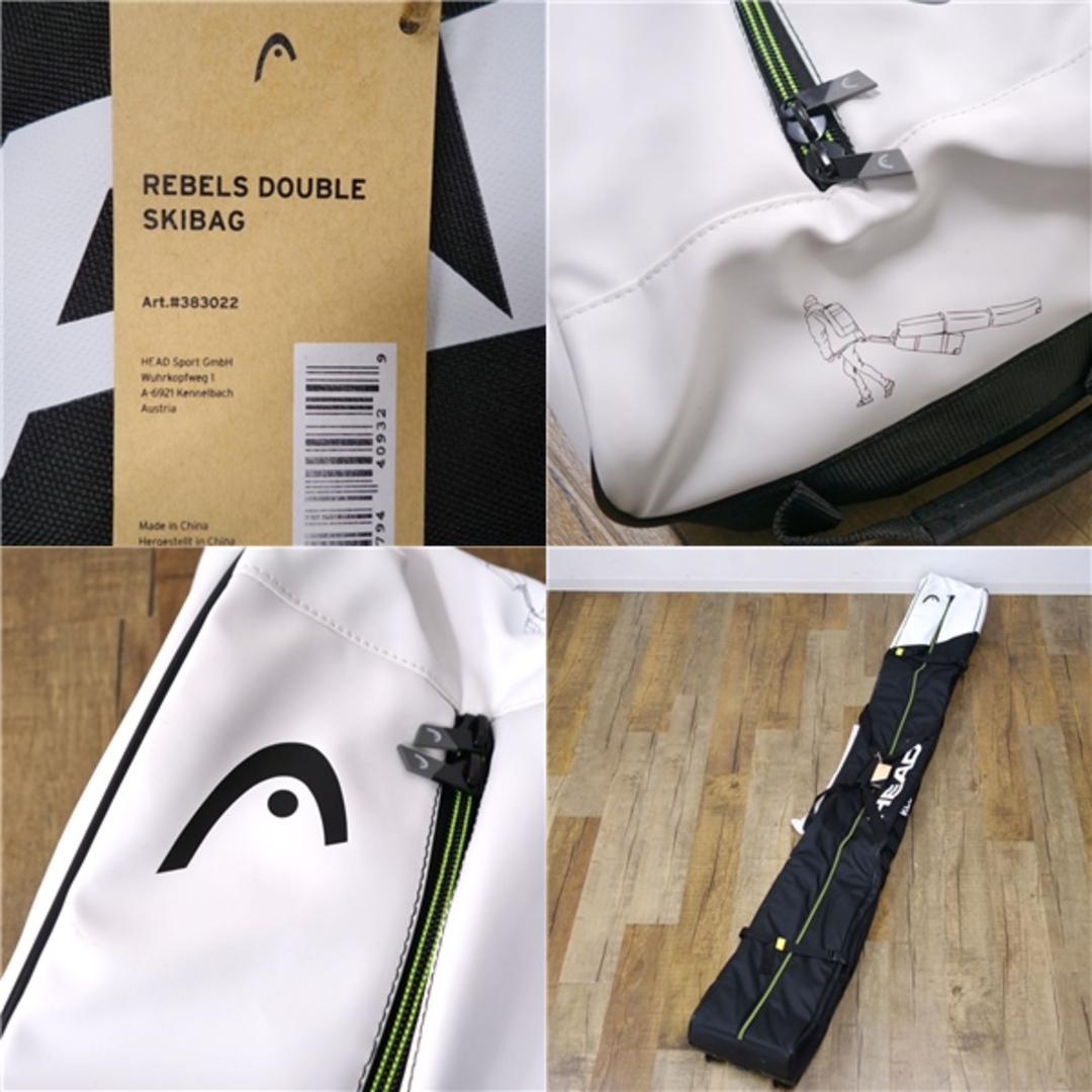 HEAD - 未使用 ヘッド HEAD REBELS DOUBLE SKIBAG レベルズ HEAD - 未使用 ヘッド HEAD REBELS DOUBLE SKIBAG レベルズ