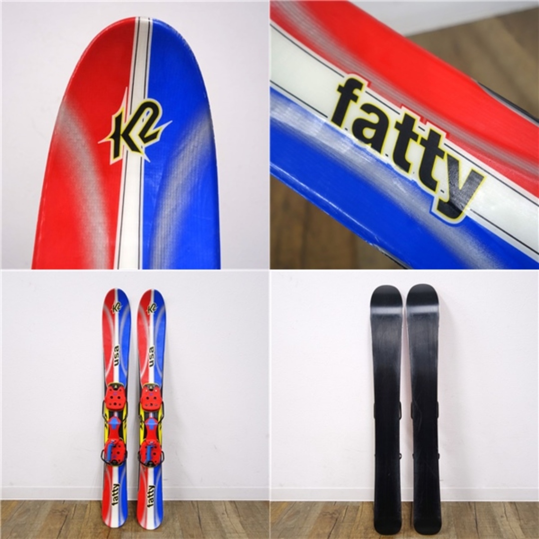K2(ケーツー)のケーツー Ｋ2 fatty usa 88cm センター85mm ファンスキー ショートスキー ゲレンデ アウトドア スポーツ/アウトドアのスキー(板)の商品写真