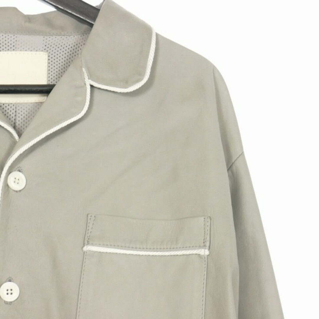 イサムカタヤマバックラッシュ ジャパンステアー ファニチャーレザーパジャマシャツ メンズのジャケット/アウター(ライダースジャケット)の商品写真