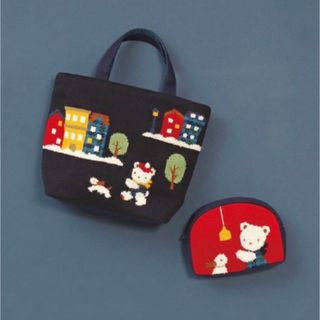 ファミリア(familiar)の【新品　タグ付き　未開封】ファミリア　バッグ　シェニール織(トートバッグ)