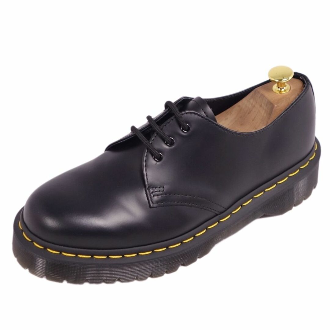 Dr.Martens(ドクターマーチン)の美品 ドクターマーチン Dr.Martens レザーシューズ 21084 3ボール カーフレザー 革靴 メンズ UK8(27cm相当) ブラック メンズの靴/シューズ(ドレス/ビジネス)の商品写真