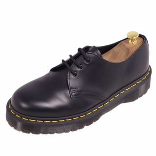 ドクターマーチン(Dr.Martens)の美品 ドクターマーチン Dr.Martens レザーシューズ 21084 3ボール カーフレザー 革靴 メンズ UK8(27cm相当) ブラック(ドレス/ビジネス)