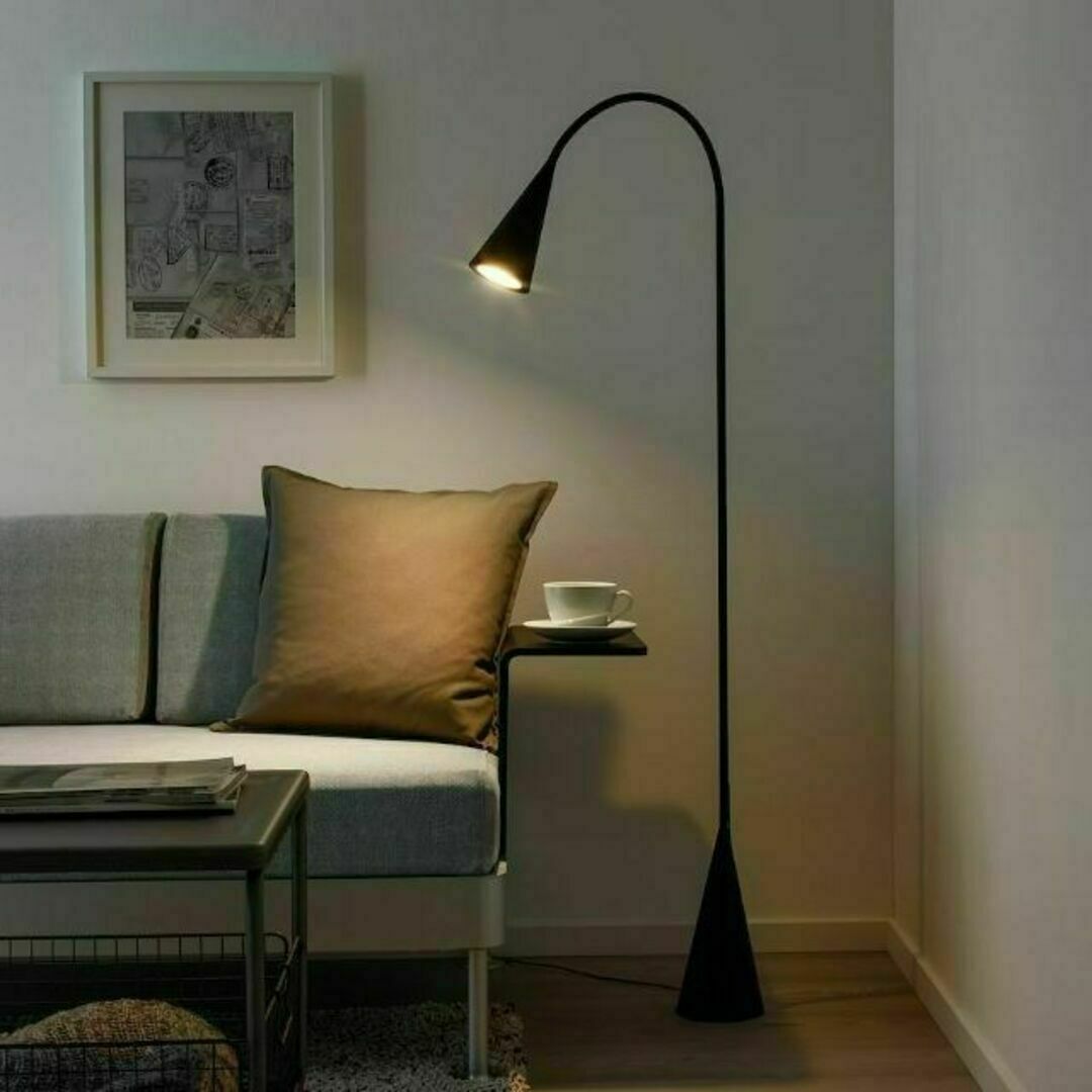 イケア IKEA DELAKTIG デラクティグ LEDフロアランプ, ブラック イケア IKEA DELAKTIG デラクティグ LEDフロアランプ, ブラック