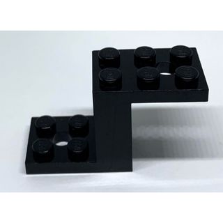 LEGO パーツ　ブラケット　穴あき　黒(知育玩具)