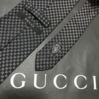 グッチ(Gucci)の美品　GUCCI グッチ　GG柄　ネクタイ(ネクタイ)