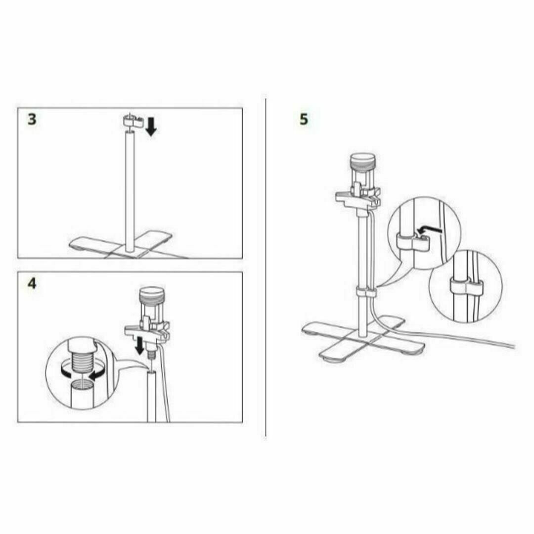 IKEA(イケア)のイケア　ＩＫＥＡ　バルラスト　フロアランプ　新品・送料込　高さ31㎝ 2個 インテリア/住まい/日用品のライト/照明/LED(テーブルスタンド)の商品写真