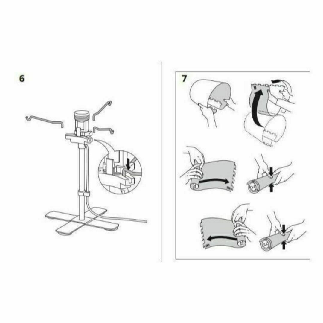 IKEA(イケア)のイケア　ＩＫＥＡ　バルラスト　フロアランプ　新品・送料込　高さ31㎝ 2個 インテリア/住まい/日用品のライト/照明/LED(テーブルスタンド)の商品写真