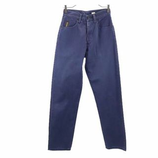 アルマーニジーンズ(ARMANI JEANS)のアルマーニジーンズ イタリア製 ストレート デニムパンツ w29 ネイビー系 ARMANI JEANS ジーパン レディース 【中古】  【231222】(ショートパンツ)