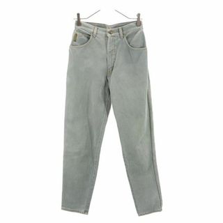 アルマーニジーンズ(ARMANI JEANS)のアルマーニジーンズ イタリア製 テーパードデニムパンツ w28 グリーン系 ARMANI JEANS ジーパン レディース 【中古】  【231222】(ショートパンツ)