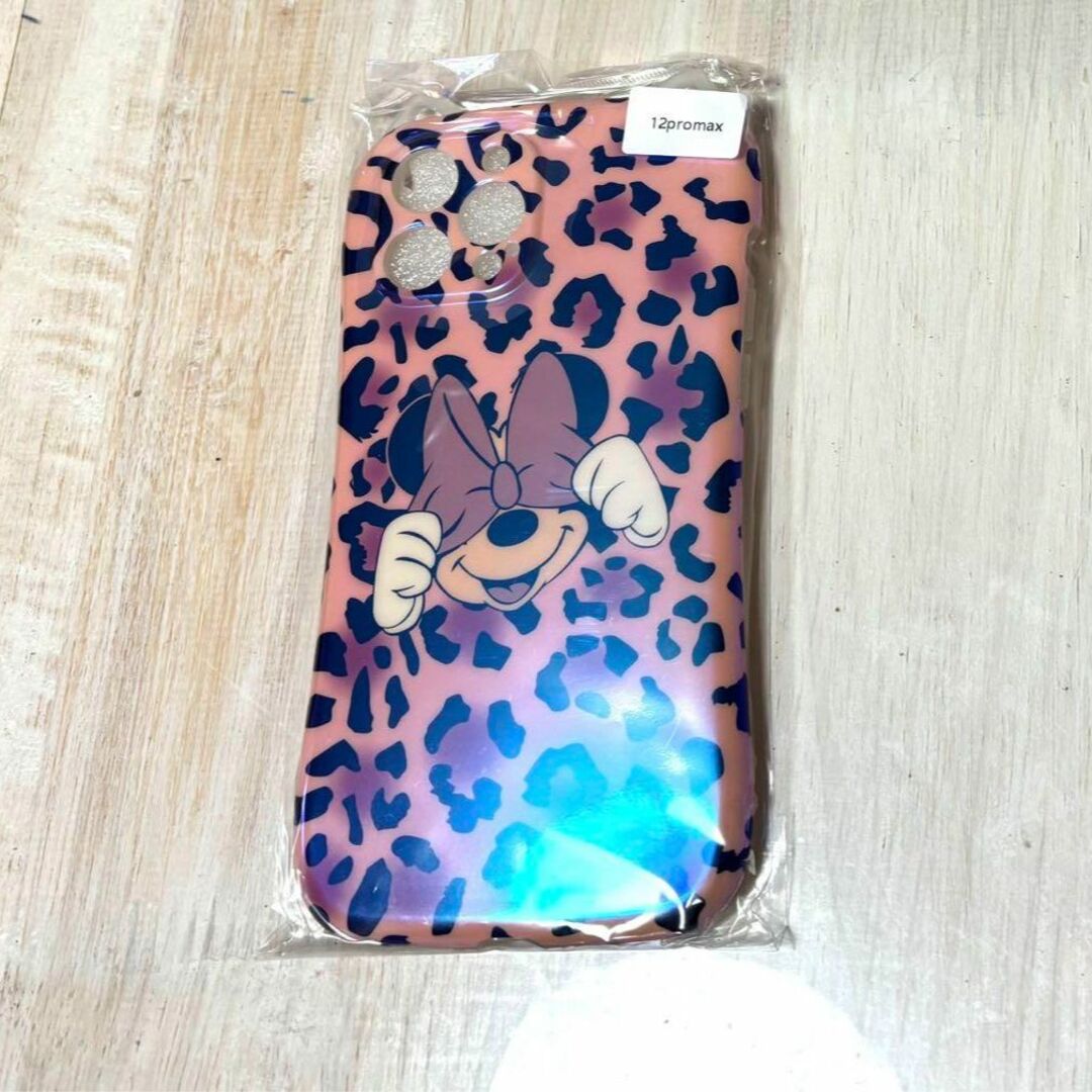 Disney(ディズニー)のiphone12ProMaxケース 猫耳 ミニースマホケース ディズニー ピンク スマホ/家電/カメラのスマホアクセサリー(iPhoneケース)の商品写真