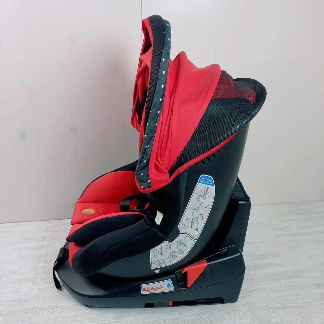 安い特販 ターンシート ミッキーマウス レッド DN-1005 回転式 ISOFIX