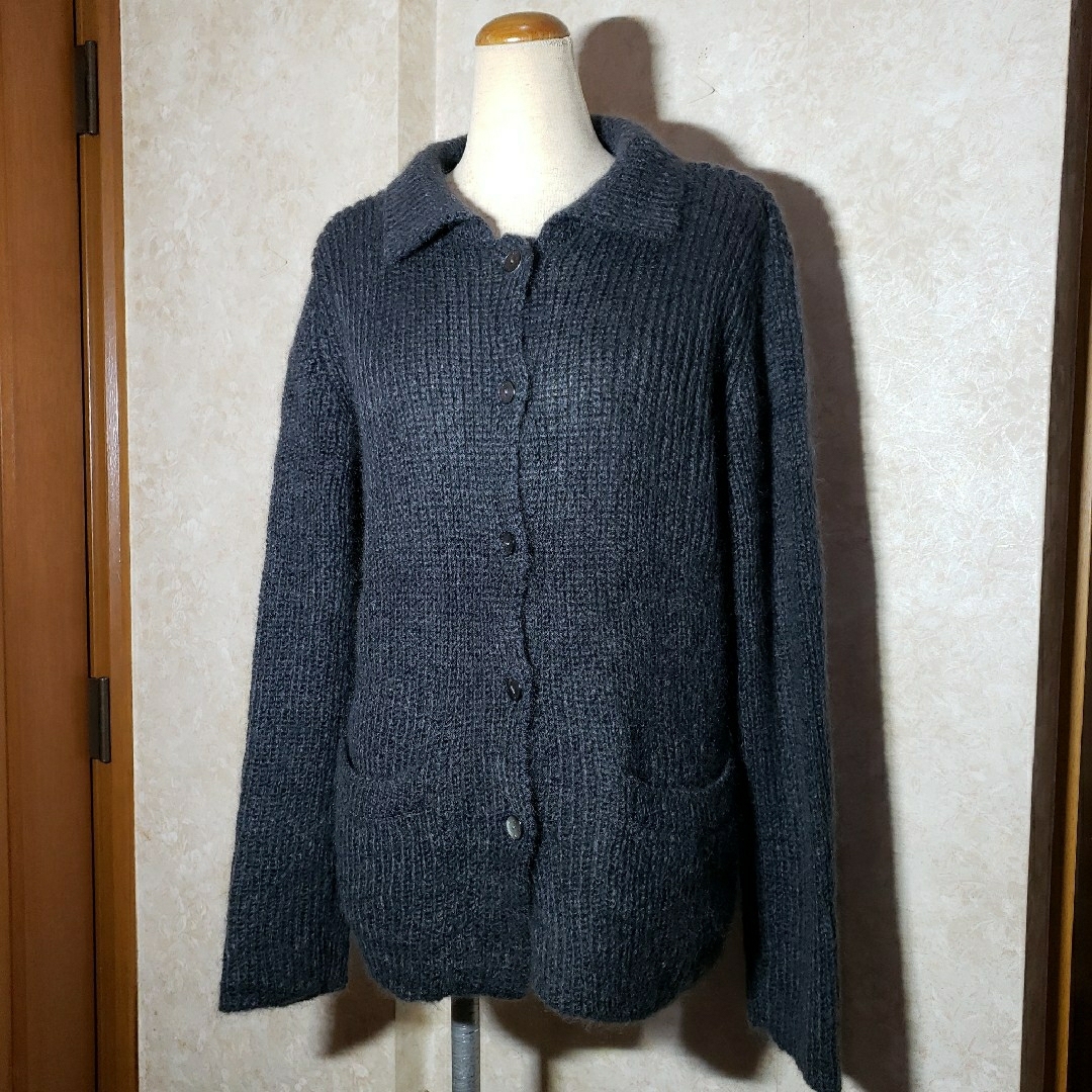 AQUA SCUTUM(アクアスキュータム)の◆Aquascutum◆ステンカラー襟付きウールカーディガン/ジャケット レディースのトップス(カーディガン)の商品写真