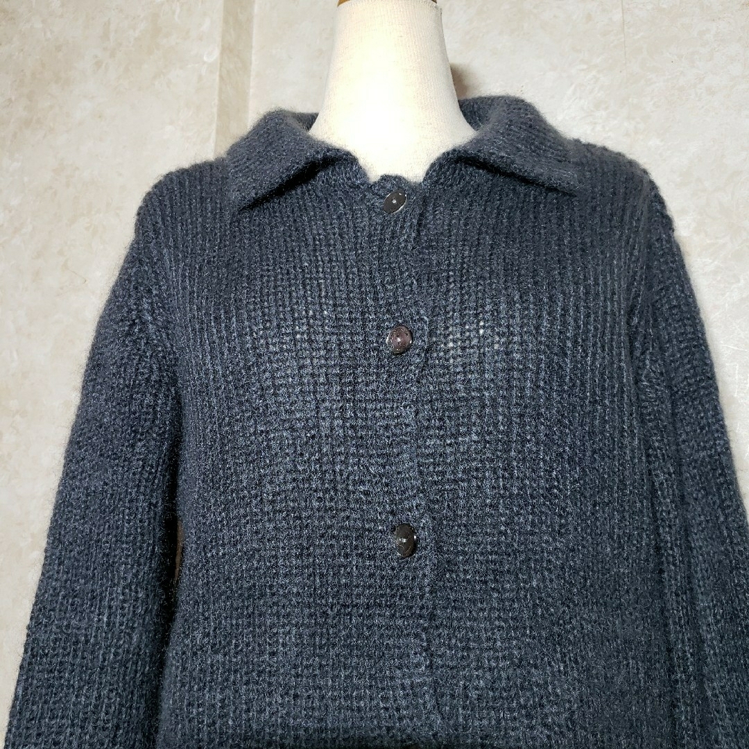 AQUA SCUTUM(アクアスキュータム)の◆Aquascutum◆ステンカラー襟付きウールカーディガン/ジャケット レディースのトップス(カーディガン)の商品写真