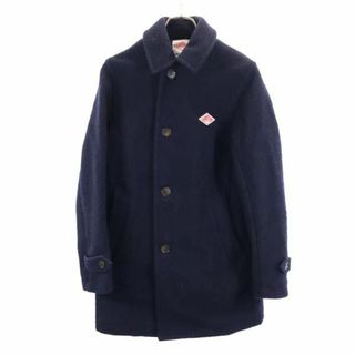 DANTON - ダントン 日本製 ウールモッサ コート 38 ネイビー Danton