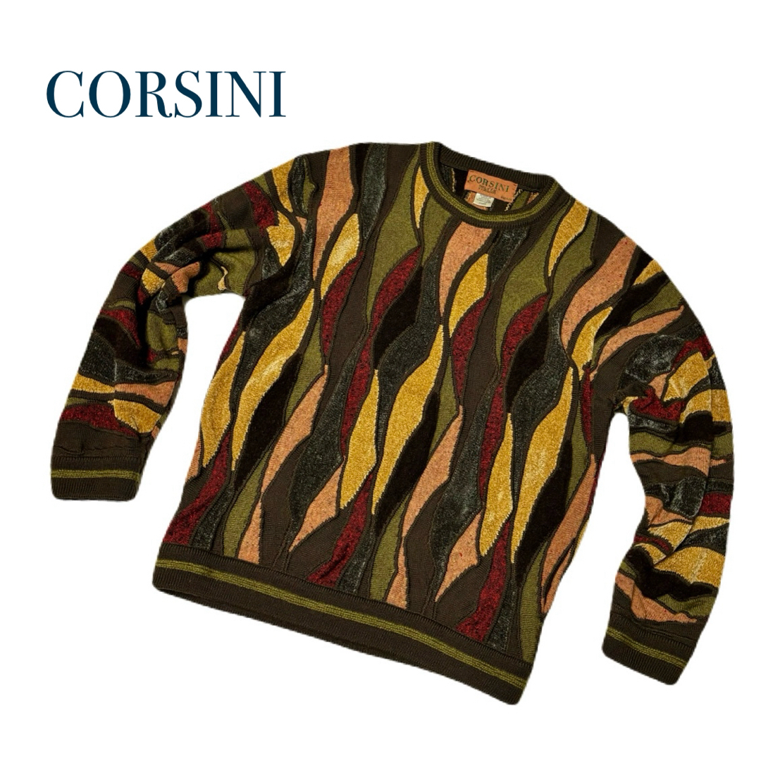 トップスCORSINI コルシーニ　3D立体編みセーター