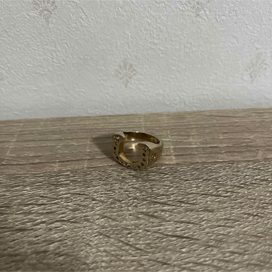 Gold Ring  リング ゴールド 馬蹄 ヴィンテージ メンズのアクセサリー(リング(指輪))の商品写真