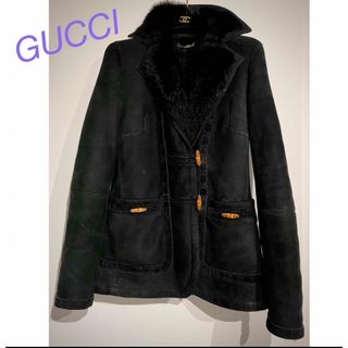 Gucci - グッチ❦GUCCI❦ 毛皮コート ムートン ファー レザー