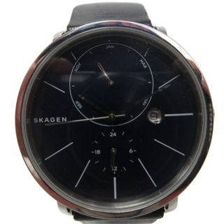 SKAGEN - スカーゲン SKW6241 腕時計 4針 ネイビー文字盤 動作品