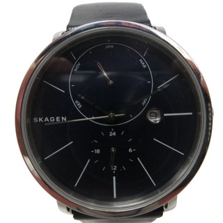スカーゲン(SKAGEN)のスカーゲン SKW6241 腕時計 4針 ネイビー文字盤 動作品 ■WY(腕時計(アナログ))