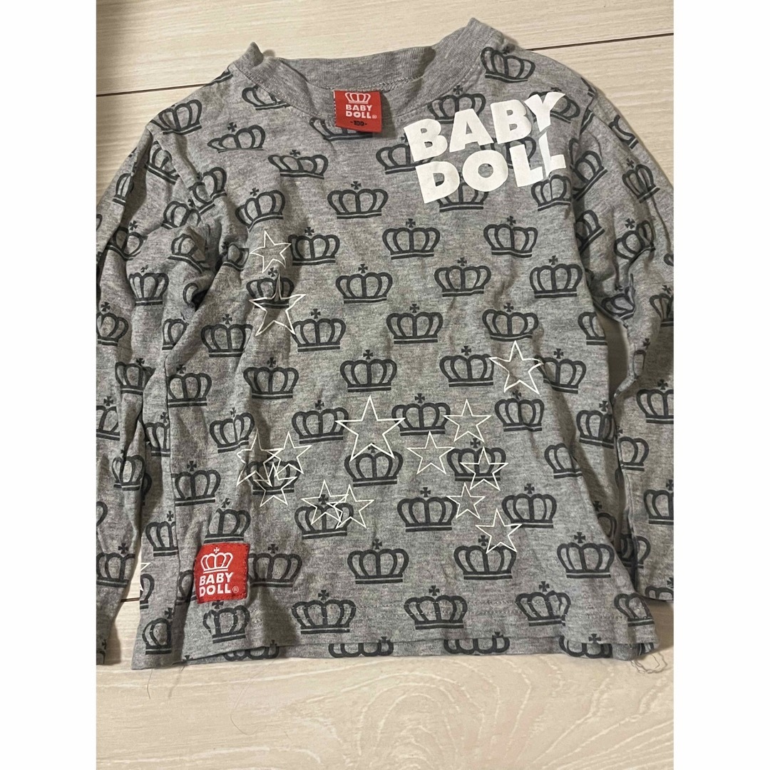 baby dollカットソー☆ キッズ/ベビー/マタニティのキッズ服女の子用(90cm~)(Tシャツ/カットソー)の商品写真