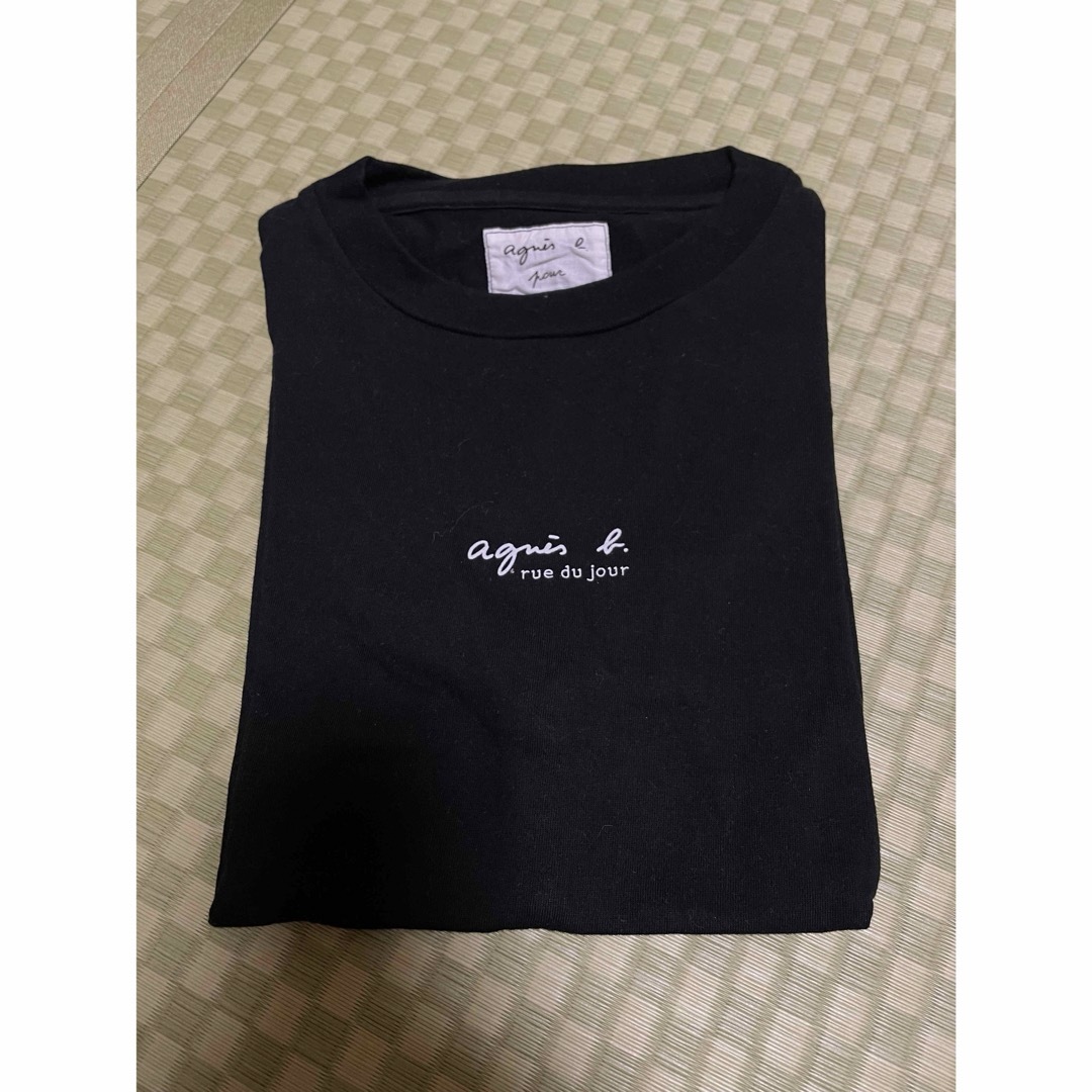 agnes b.(アニエスベー)の美品 agnes b.  アニエスベー Tシャツ 別注 黒 レディースのトップス(Tシャツ(半袖/袖なし))の商品写真