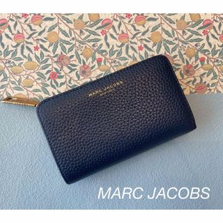 マークジェイコブス(MARC JACOBS)のMARC JACOBS 二つ折り財布　ネイビー(財布)