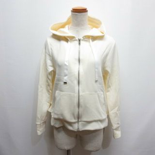 トッコ(tocco)のトッコ TOCCO closet ジップ スウェット パーカー M オフホワイト(パーカー)