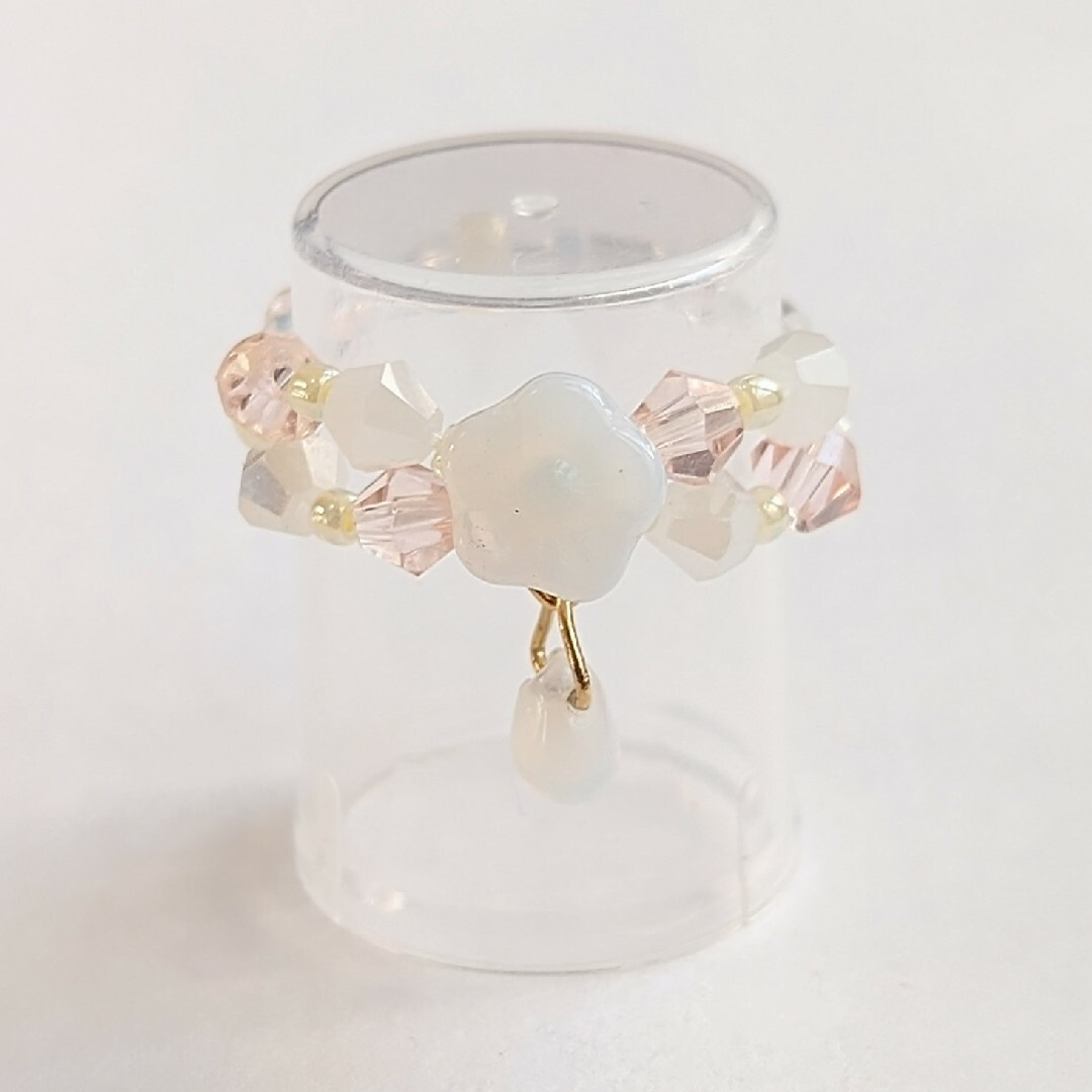 揺れる花かんむりんぐ ⑪ 11〜12号 レディースのアクセサリー(リング(指輪))の商品写真