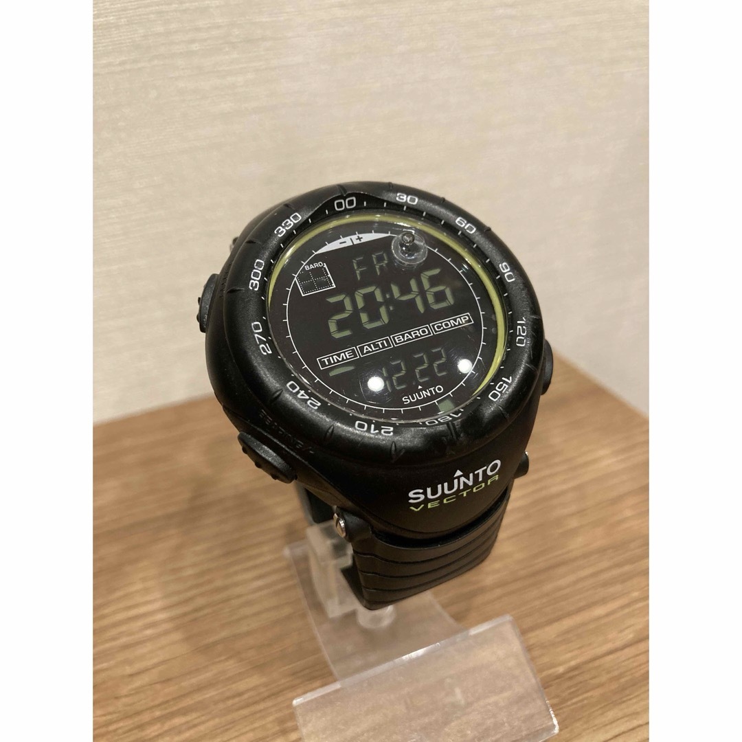 SUUNTO(スント)のSUUNTO VECTOR ブラックライム スント ベクターコア レガッタ メンズの時計(腕時計(デジタル))の商品写真