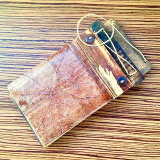 ヴィンテージ(VINTAGE)の希少 UK60’sVintage Leaf×Wood Notepad(その他)