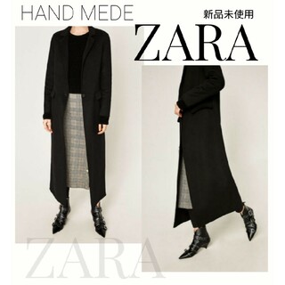 ザラ(ZARA)の新品 ZARA ウールロングコート HAND MED(ロングコート)