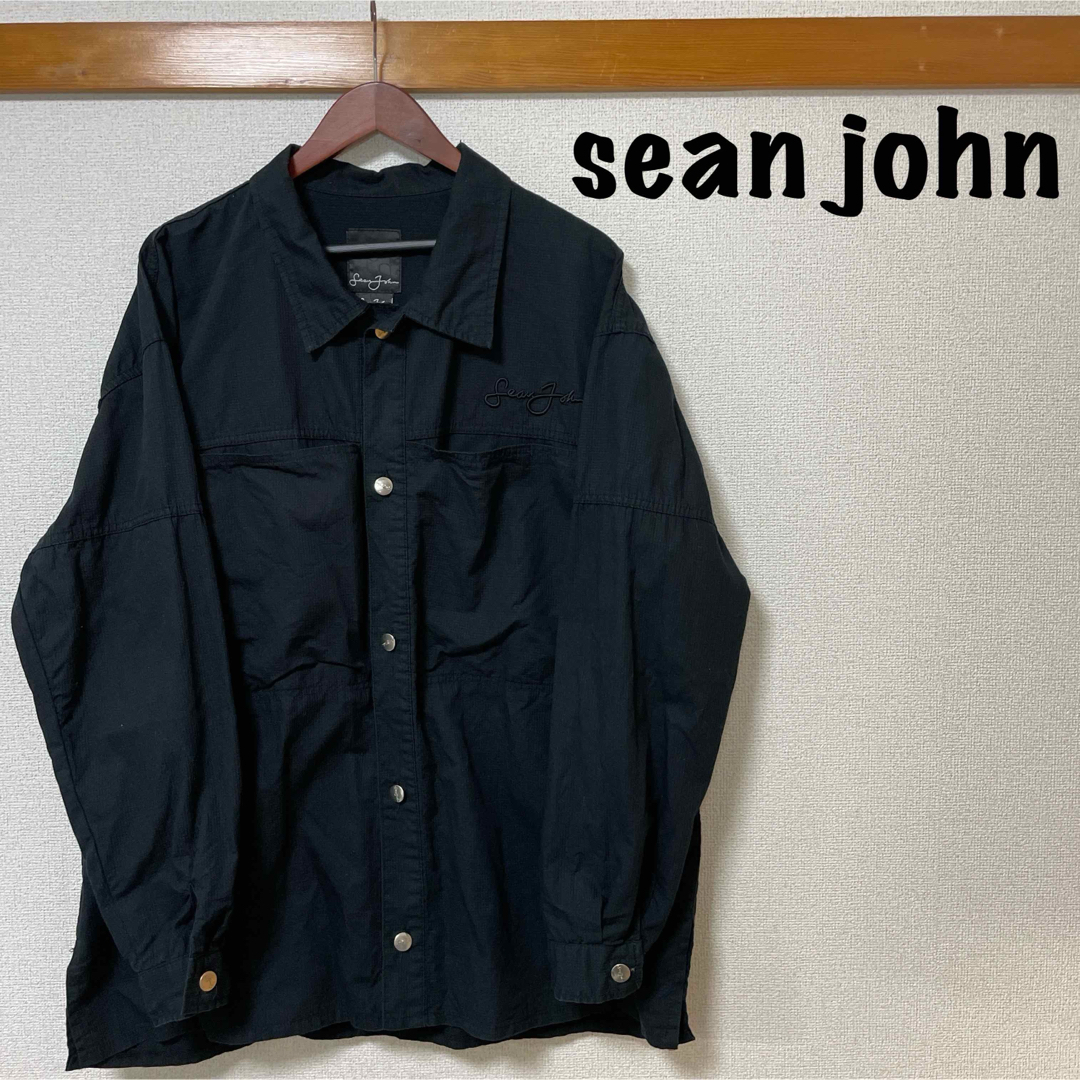 Sean John(ショーンジョン)のショーンジョン シャツジャケット 長袖シャツ ビックシルエット ビンテージ メンズのトップス(シャツ)の商品写真