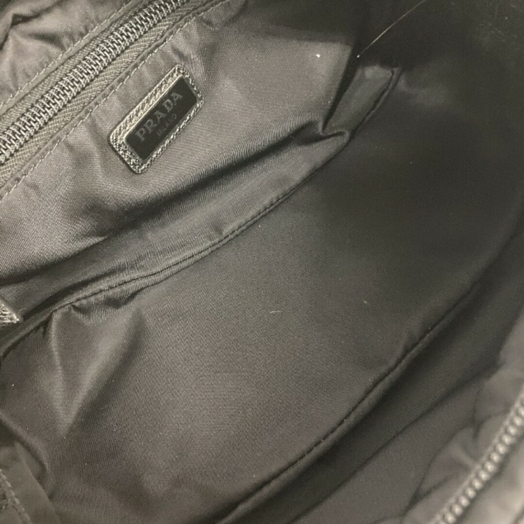 PRADA(プラダ)の★PRADA プラダ 2NA819 セカンドバッグ ナイロン×レザー ブラック メンズのバッグ(セカンドバッグ/クラッチバッグ)の商品写真
