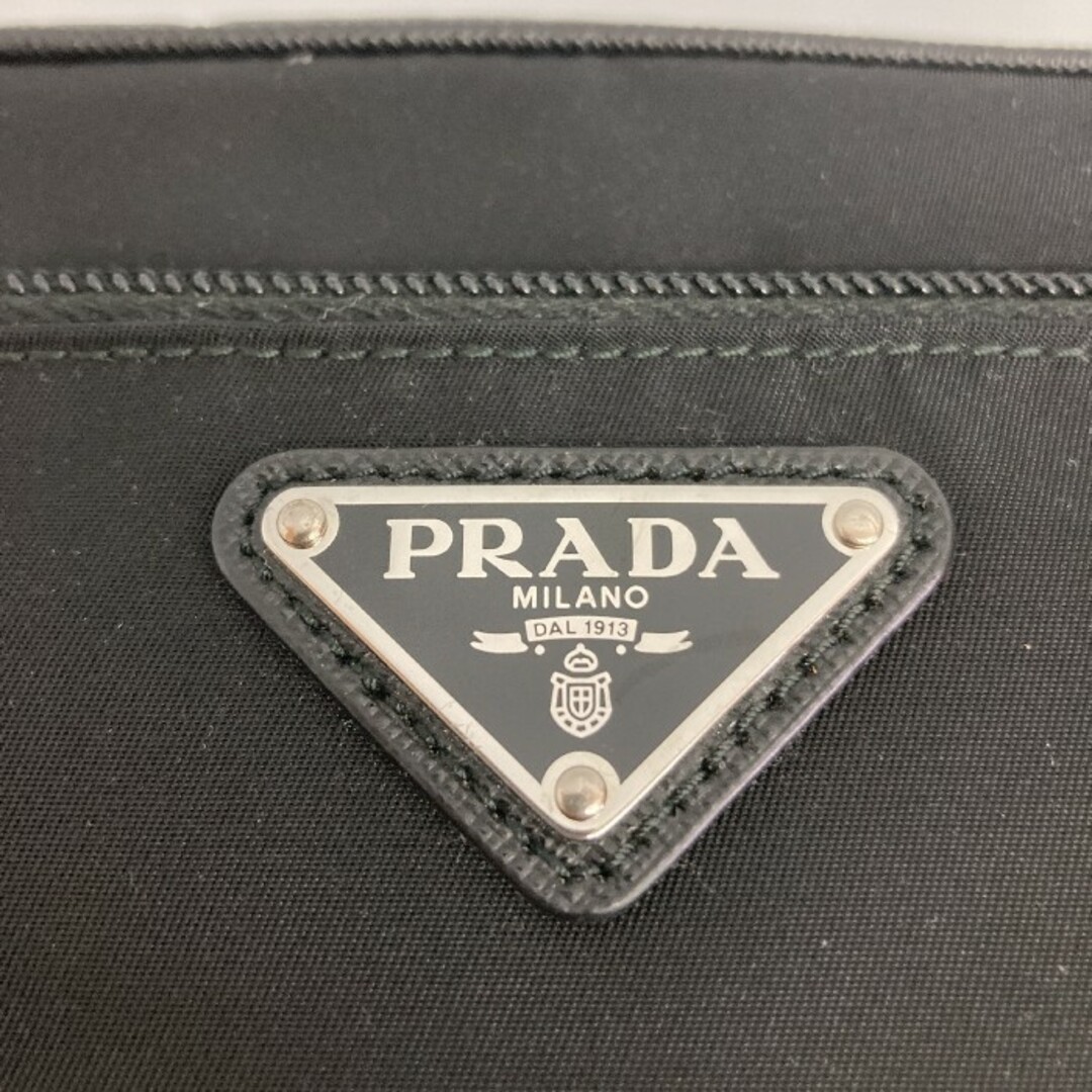 PRADA(プラダ)の★PRADA プラダ 2NA819 セカンドバッグ ナイロン×レザー ブラック メンズのバッグ(セカンドバッグ/クラッチバッグ)の商品写真