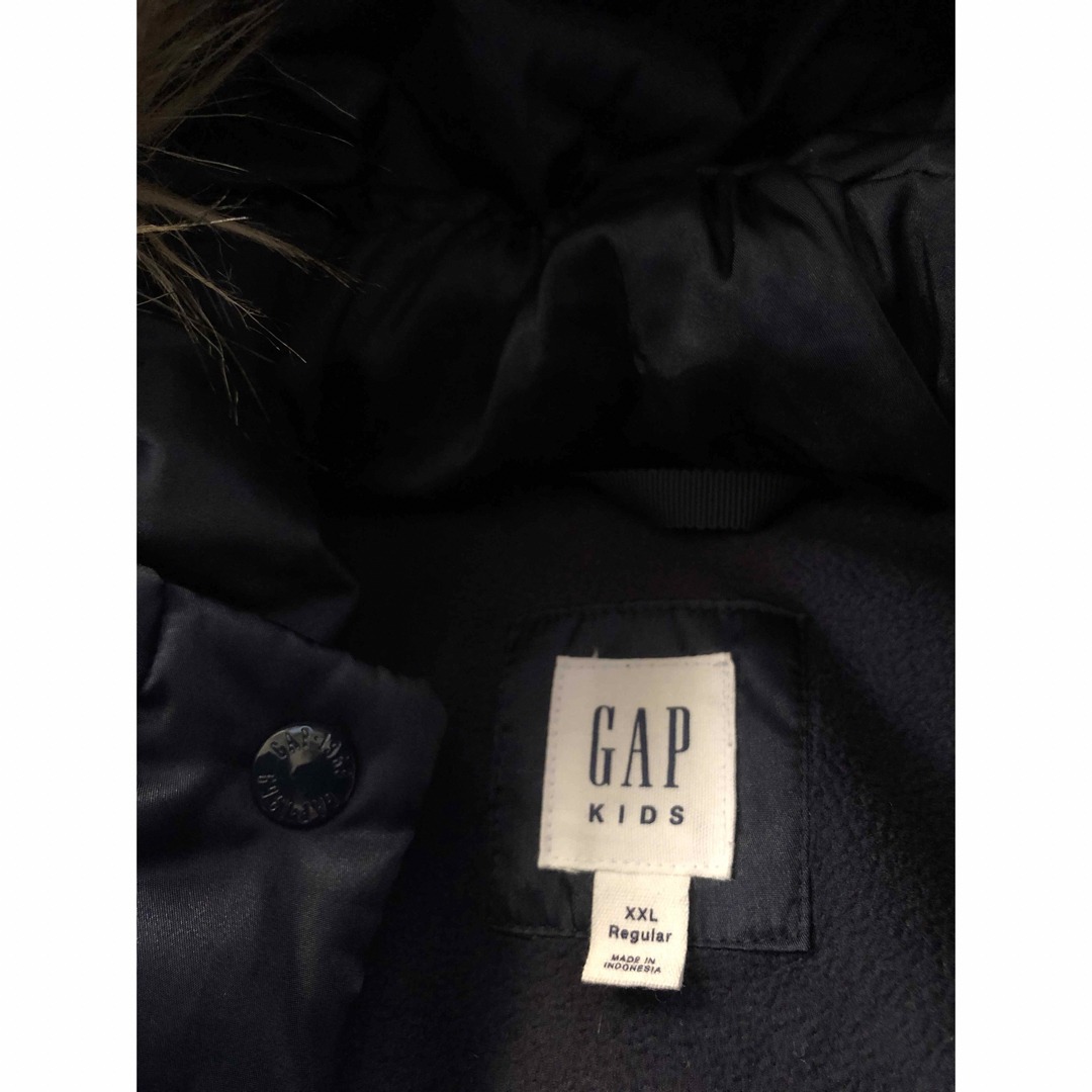 GAP Kids(ギャップキッズ)のGAP KIDS ギャップキッズ　高品質ダウンコート 155 160 ネイビー キッズ/ベビー/マタニティのキッズ服女の子用(90cm~)(コート)の商品写真