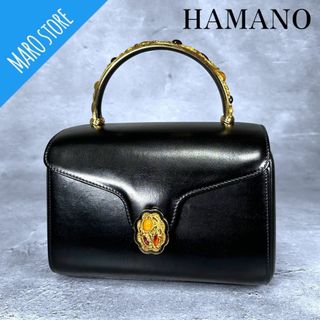 ハマノヒカクコウゲイ(濱野皮革工藝/HAMANO)の【希少】HAMANO サンピエトロ ハンドバッグ ゴールド金具 カラーストーン(ハンドバッグ)