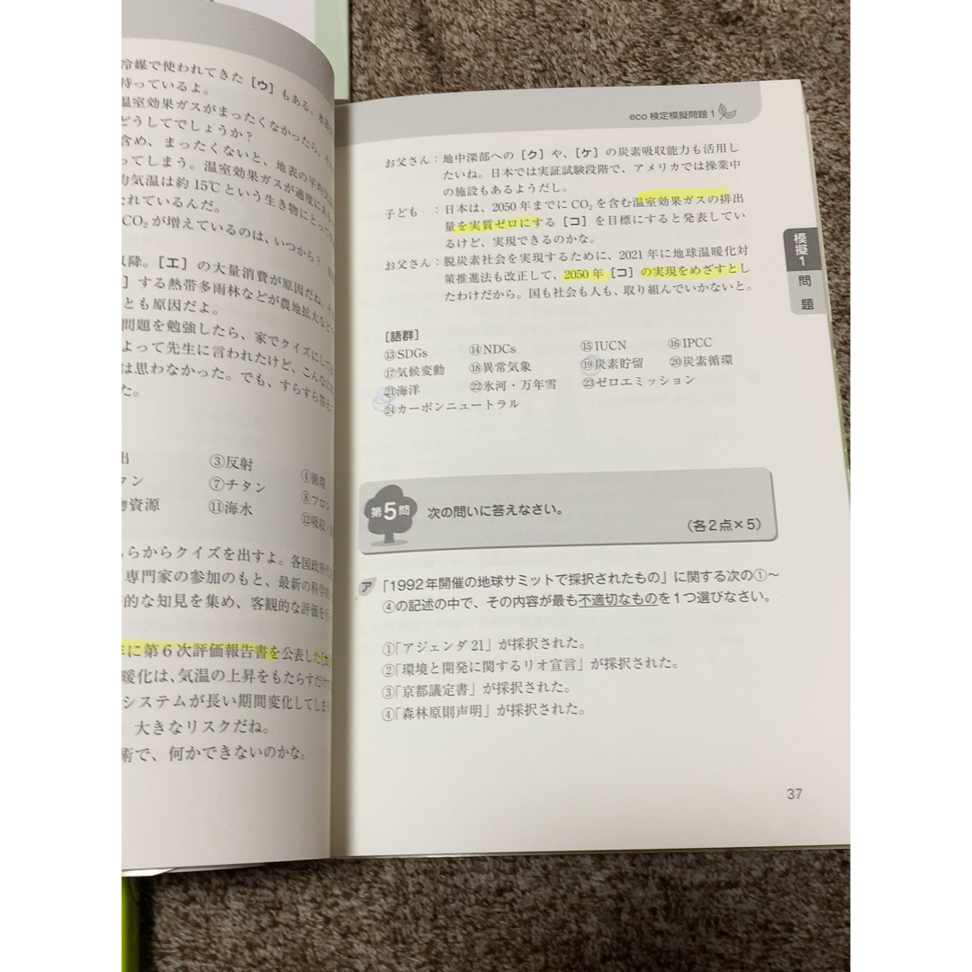 エコ検定 公式テキスト 過去問集 エンタメ/ホビーの本(資格/検定)の商品写真