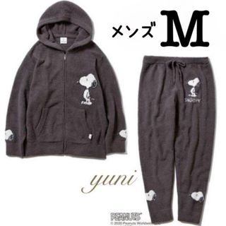 専用♡正規品♡スヌーピー♡ジャガードパーカ＆ロングパンツ♡メンズMバレンタイン