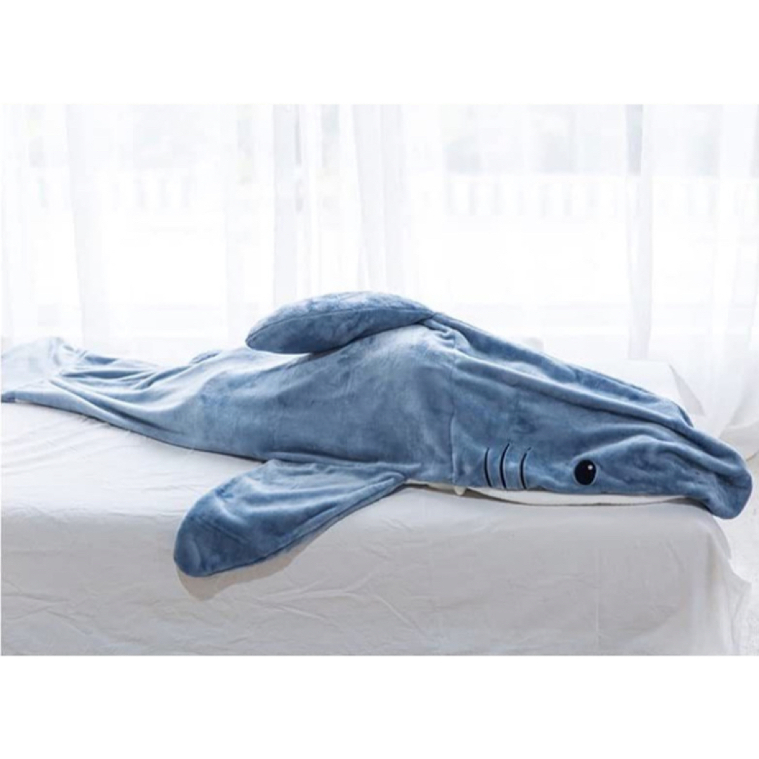【暖かい】サメ  パジャマ 着ぐるみ メンズ レディース XL 毛布  レディースのルームウェア/パジャマ(パジャマ)の商品写真